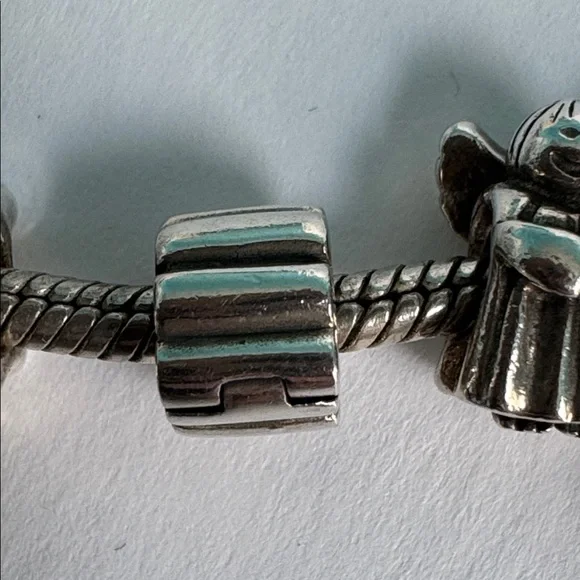 Pandora Silver Charm Bracelet w/charms - Picture 6 of 8